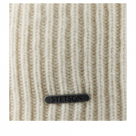 Шапка Stetson Beanie Wool Cream