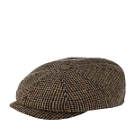 Картинка Кепка восьмиклинка Stetson Hatteras Harris Tweed Brown
