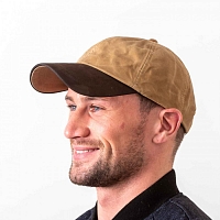Картинка Бежевая бейсболка Hatman of Ireland Wax Baseball Cap