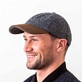 Голубая бейсболка Hatman of Ireland в ёлочку