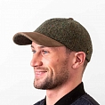 Тёмно-зелёная бейсболка Hatman of Ireland соль и перец