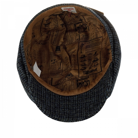 Кепка восьмиклинка Stetson Hatteras Harris Tweed Grey-Blue