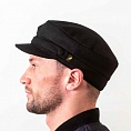 Чёрная кепка шкипер Hatman of Ireland