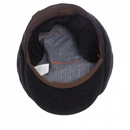 Кепка восьмиклинка Stetson Hatteras EF Dark Grey