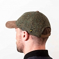 Тёмно-зелёная бейсболка Hatman of Ireland соль и перец