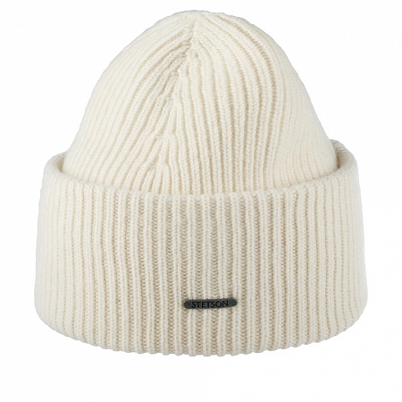 Шапка Stetson Beanie Wool Cream