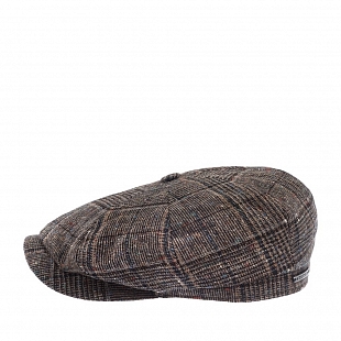 5Картинка Кепка восьмиклинка Stetson Hatteras Wool Brown/Grey