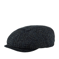 Картинка Кепка восьмиклинка Stetson Hatteras Harris Tweed Grey-Blue
