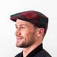 Красная гладкая кепка Hatman of Ireland Traditional Style