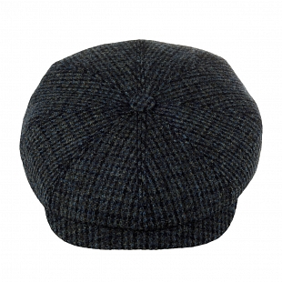3Картинка Кепка восьмиклинка Stetson Hatteras Harris Tweed Grey-Blue 