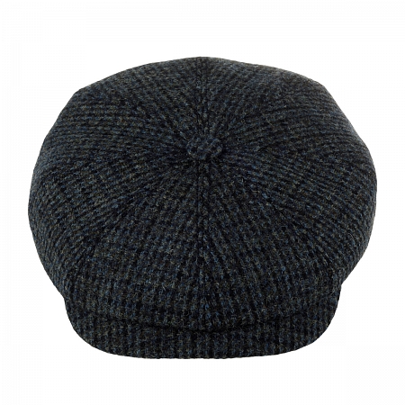 Кепка восьмиклинка Stetson Hatteras Harris Tweed Grey-Blue