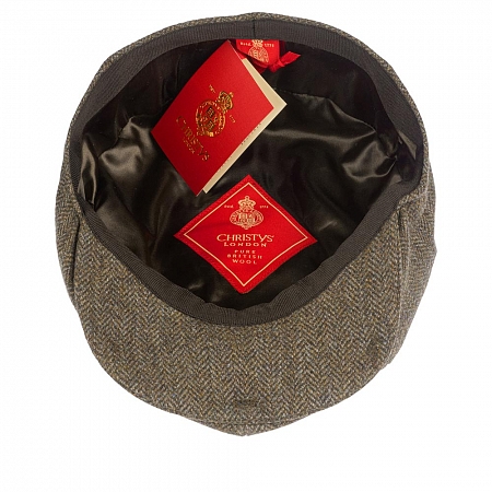 Кепка восьмиклинка Christys Baker Boy Khaki