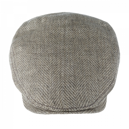 Прямая кепка Lierys Kent Herringbone Linen Light-Brown