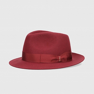 2Картинка Красная фетровая шляпа Borsalino Fedora