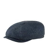 Картинка Кепка восьмиклинка Stetson Hatteras Virgin Wool Blue-Grey