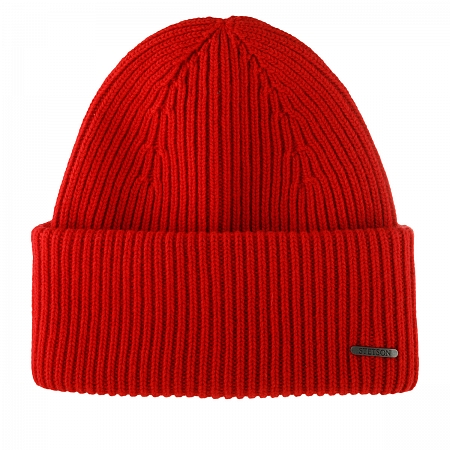 Шапка Stetson Beanie Wool Red
