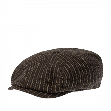 Кепка восьмиклинка Stetson 8-Panel Woolen Stripe