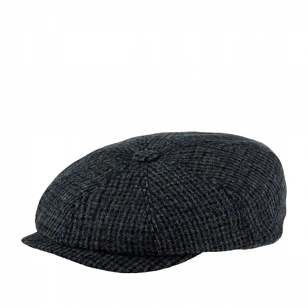 Кепка восьмиклинка Stetson Hatteras Harris Tweed Grey-Blue