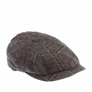 4Картинка Кепка восьмиклинка Stetson Hatteras Wool Brown/Grey