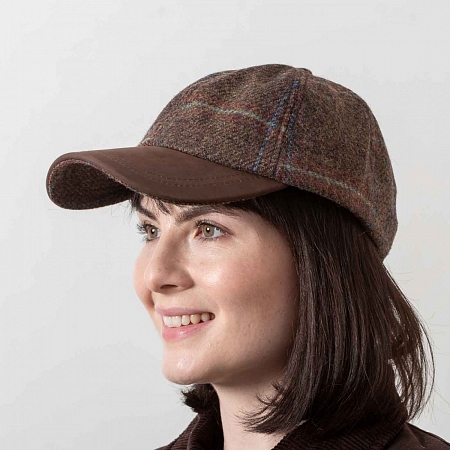Тёмно-коричневая бейсболка Hatman of Ireland
